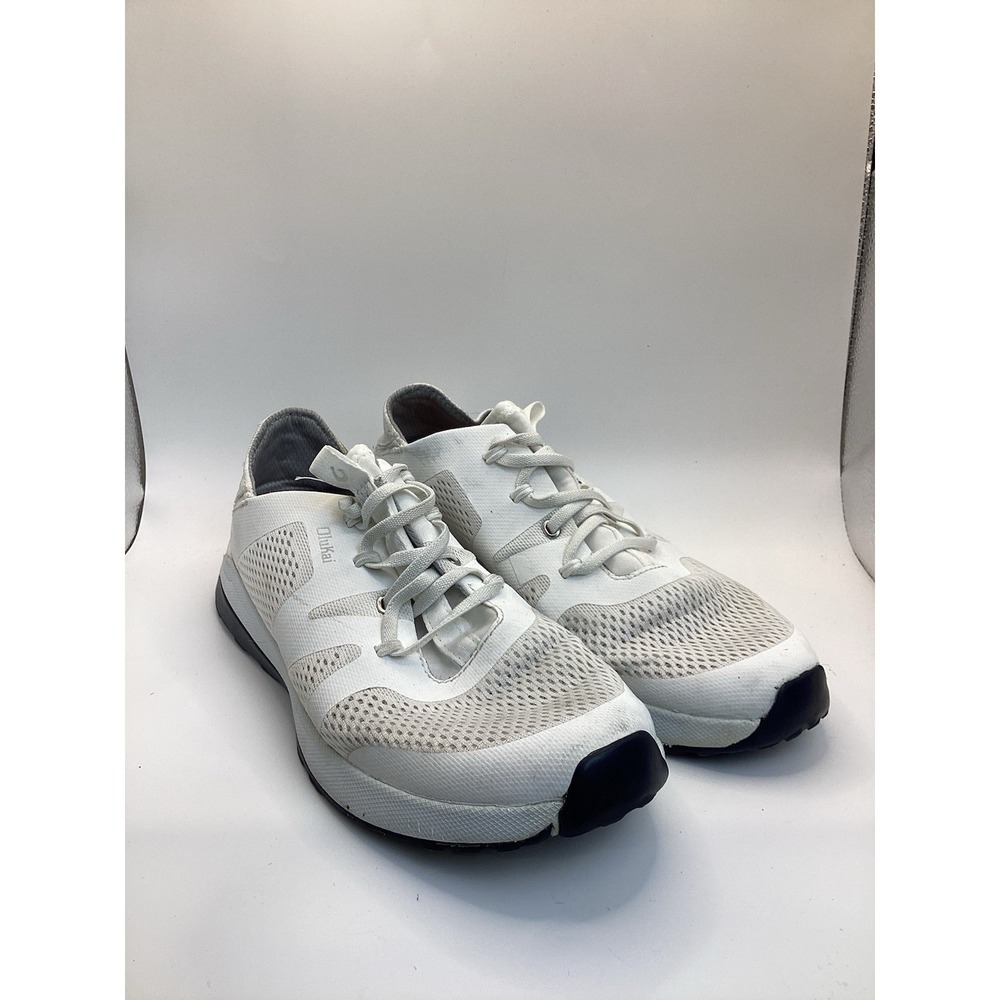OluKai Women's Sneakers W8.5 Light Gray Mesh Comfort Shoes Style 20492-4R4R